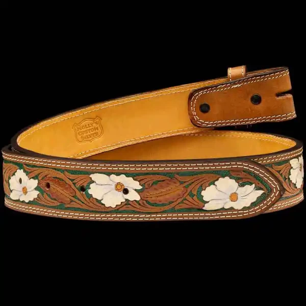 River Birch Leather Belt 